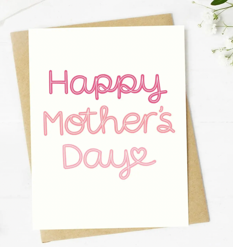 Happy Mother’s Day Cursive Card