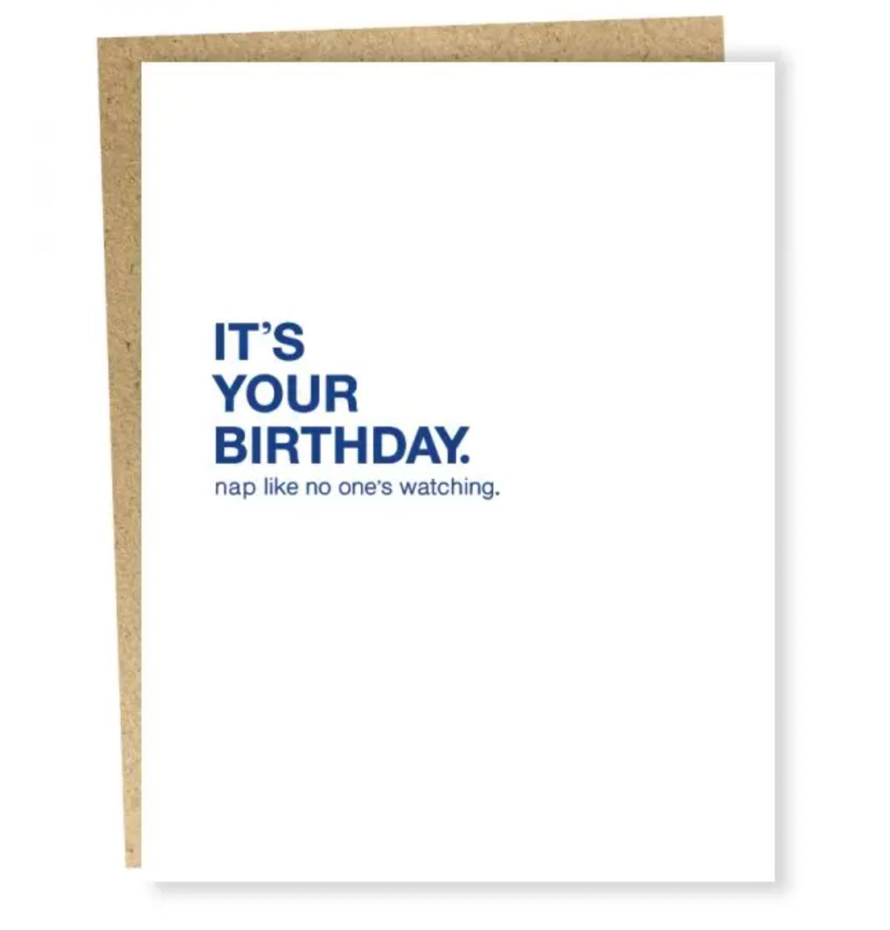 Birthday Nap Birthday Card