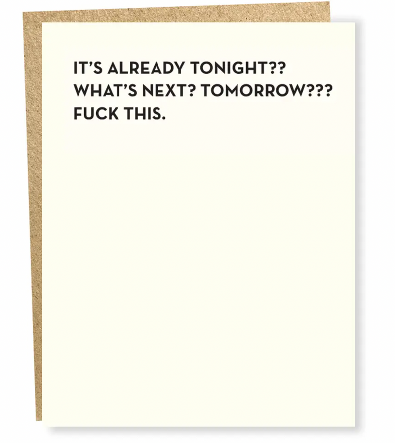 What’s Next Tomorrow Card