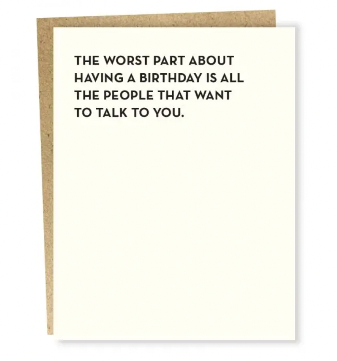 Worst Part Birthday Card