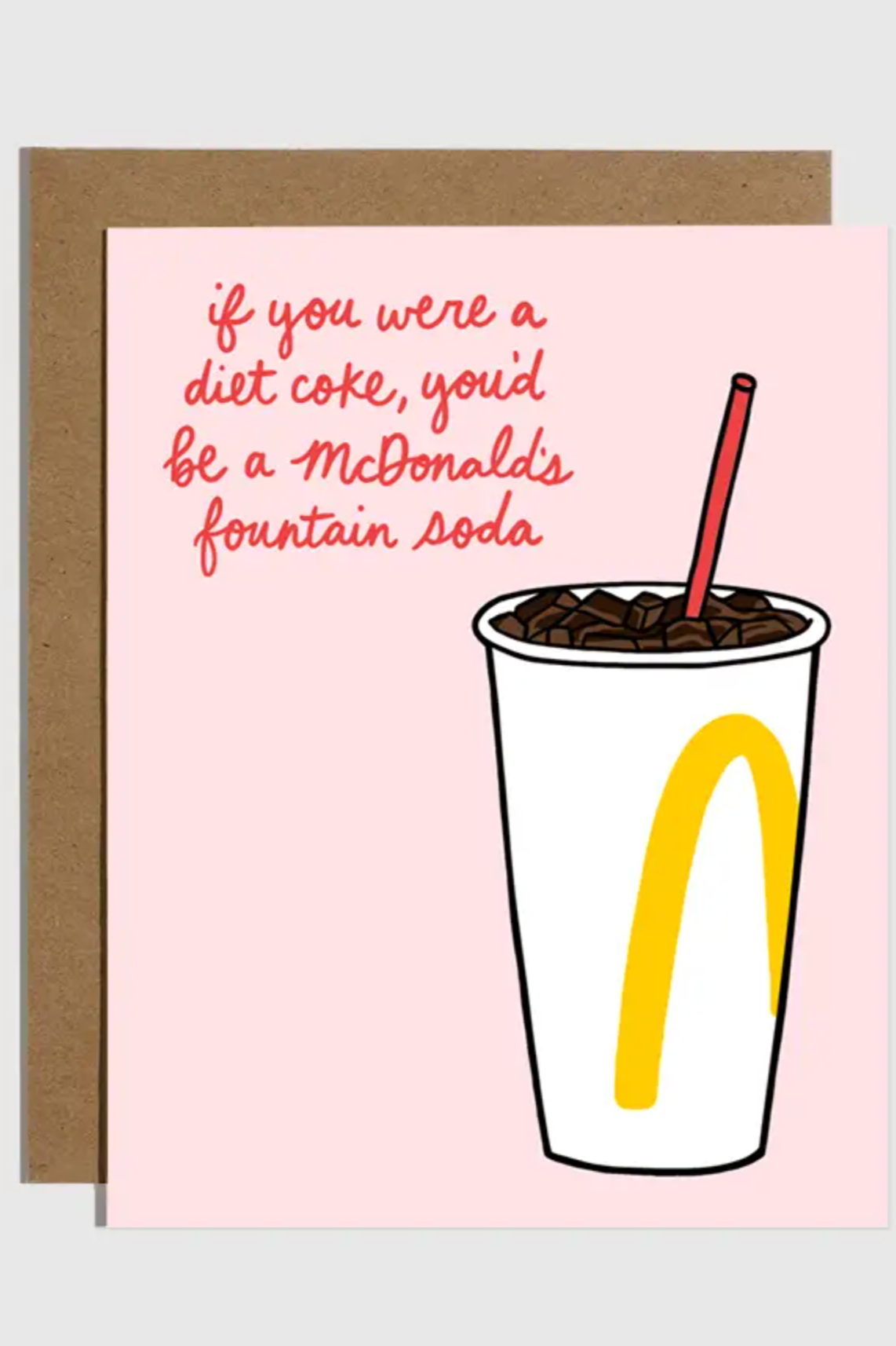 Fountain Soda Love Card