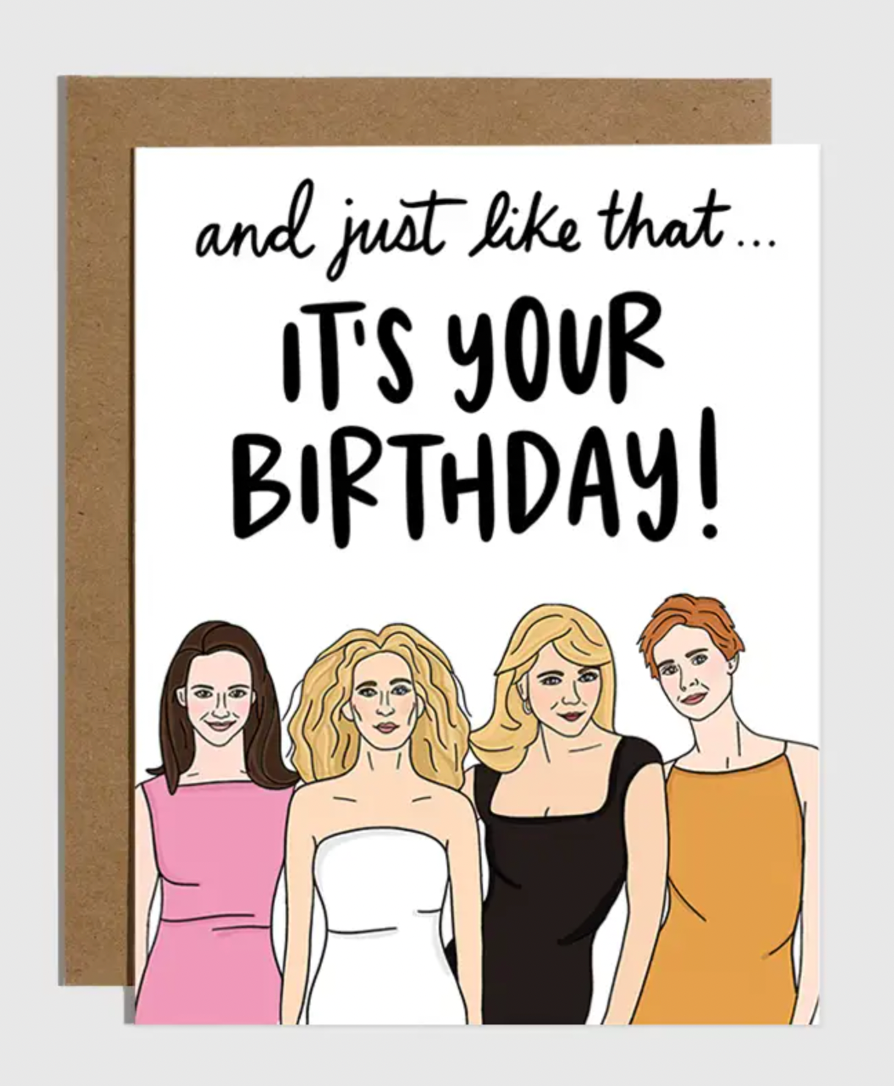 And Just Like That SATC Birthday Card