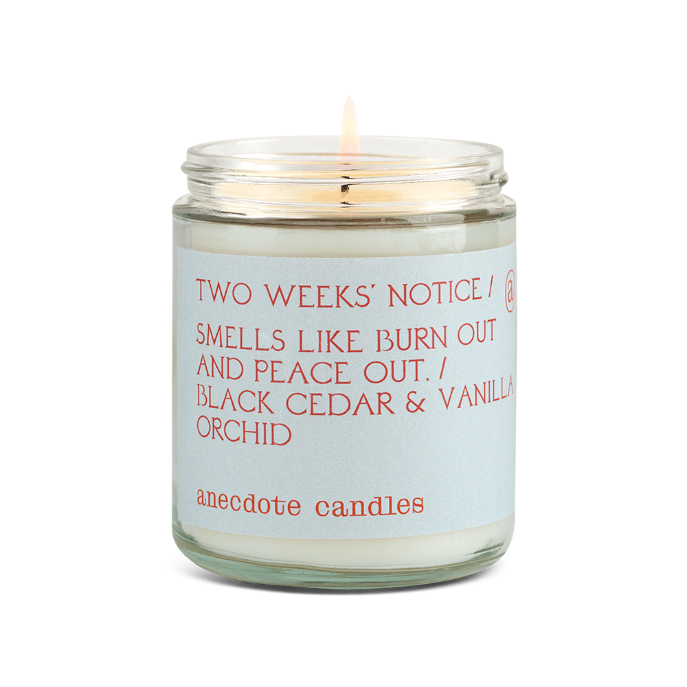 The Two Weeks Notice Candle