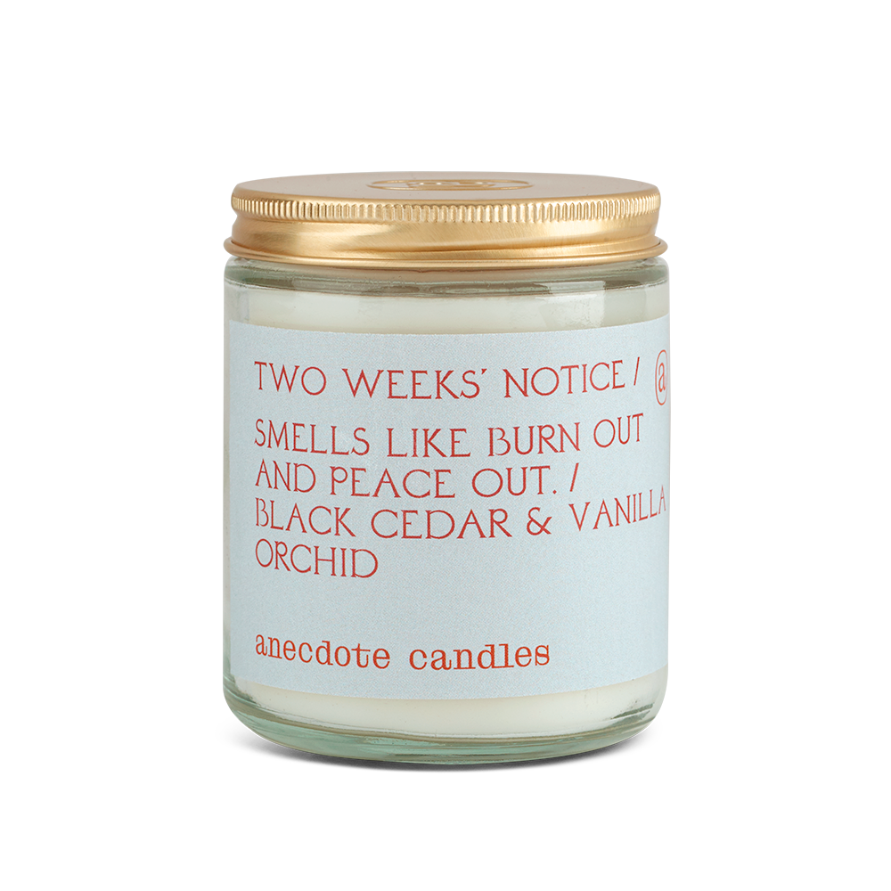 The Two Weeks Notice Candle