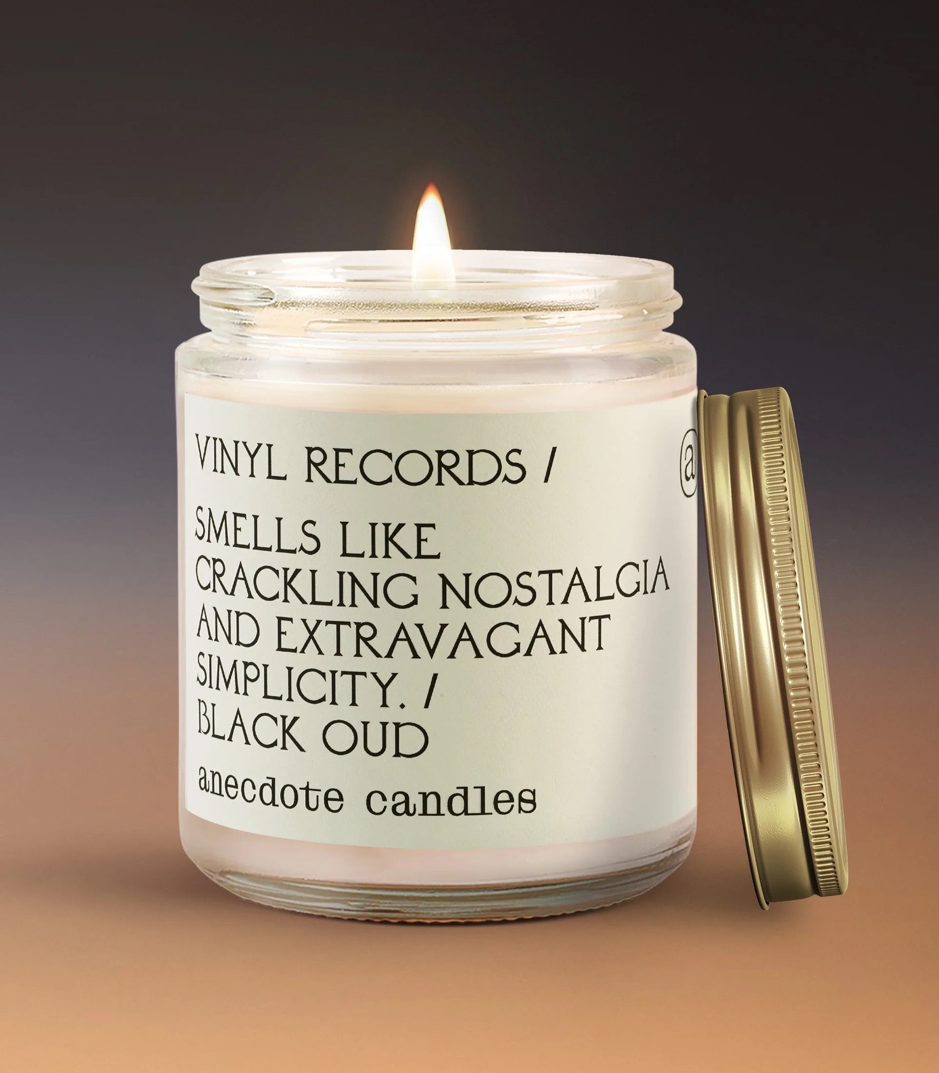 The Vinyl Records Candle