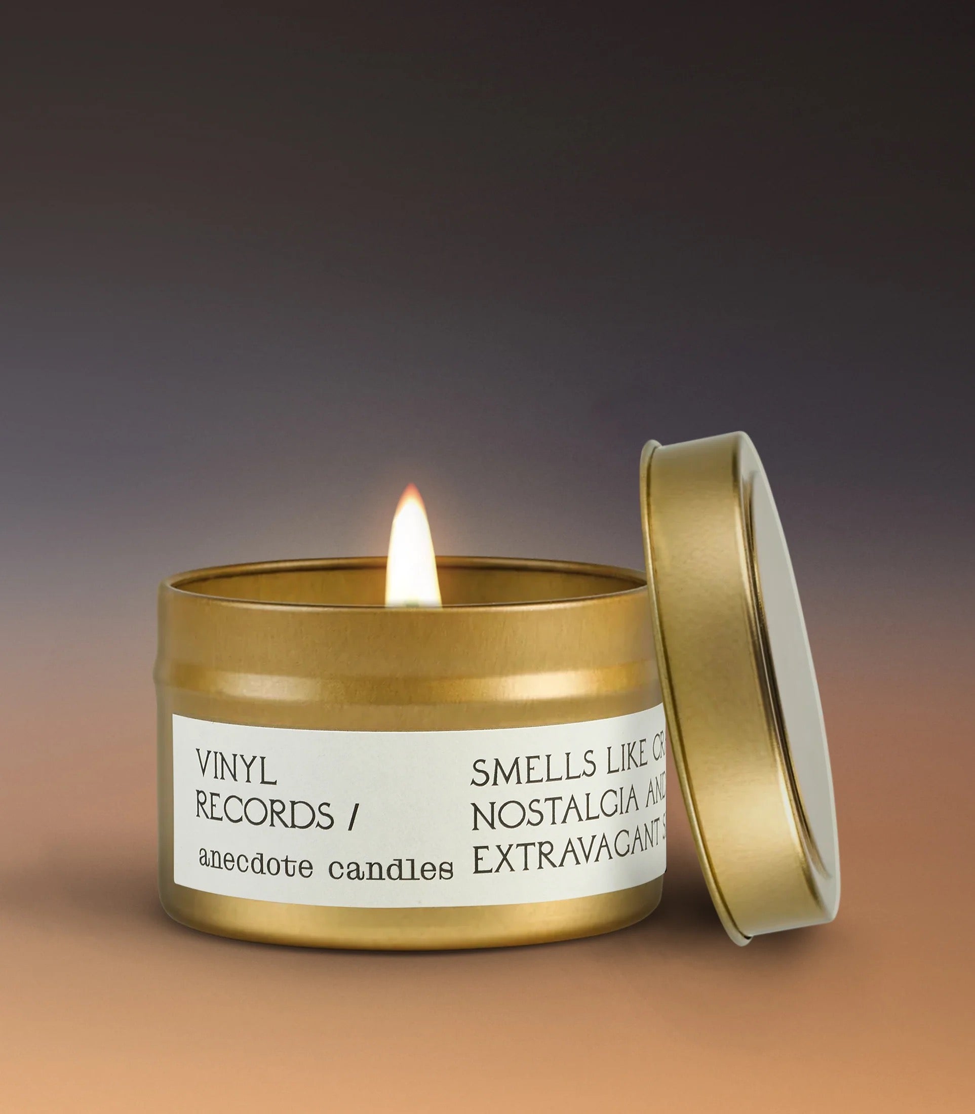 The Vinyl Records Candle
