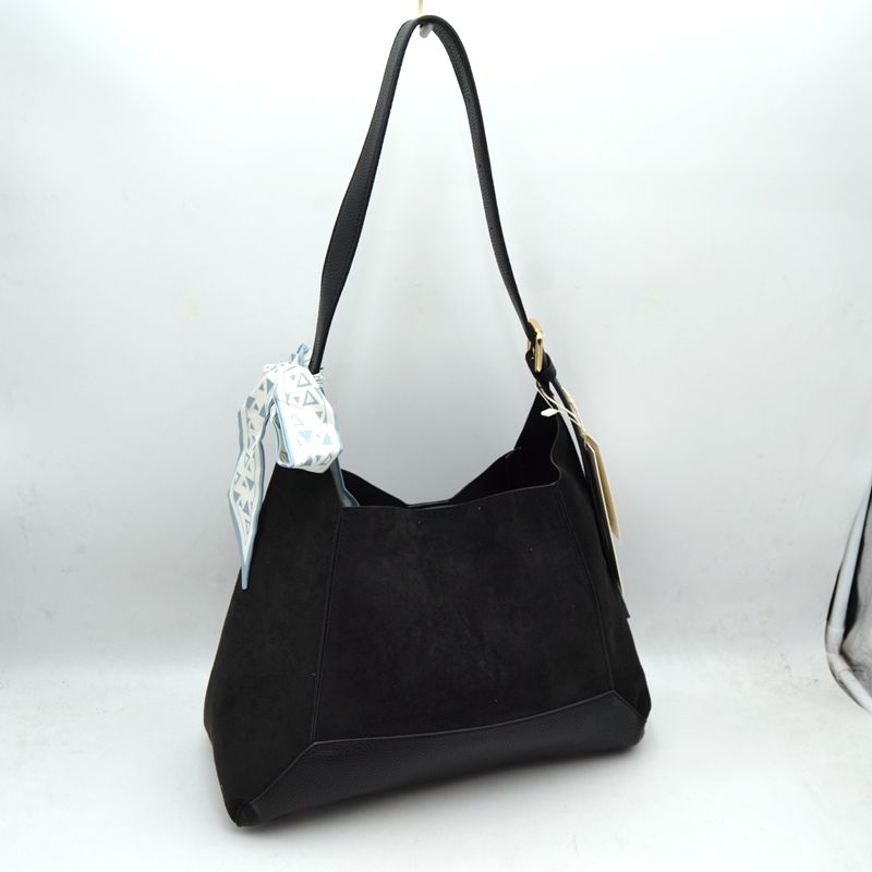 The Hollis Suede Scarf Bag