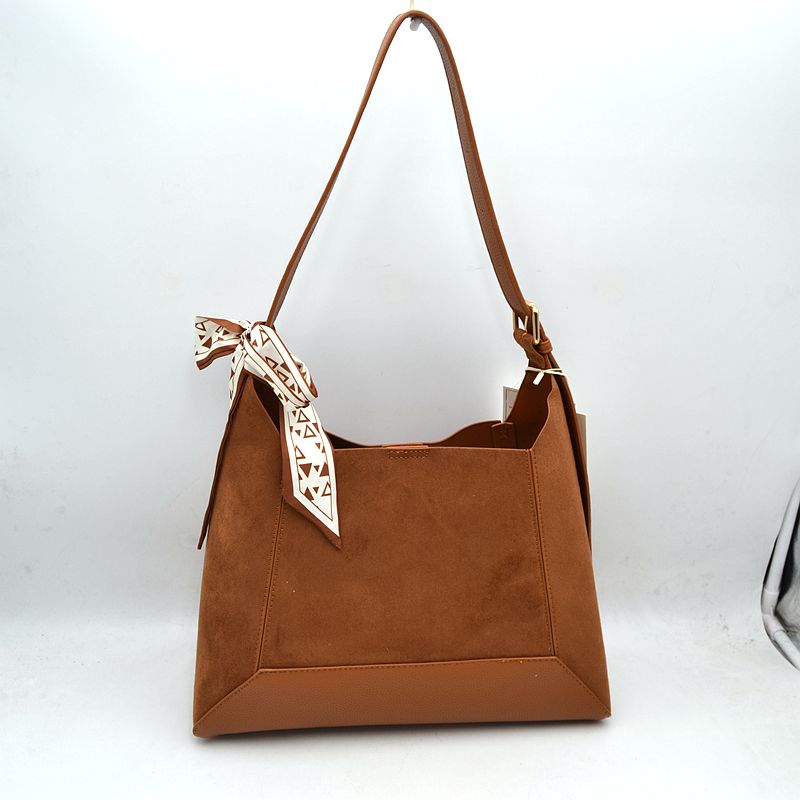 The Hollis Suede Scarf Bag