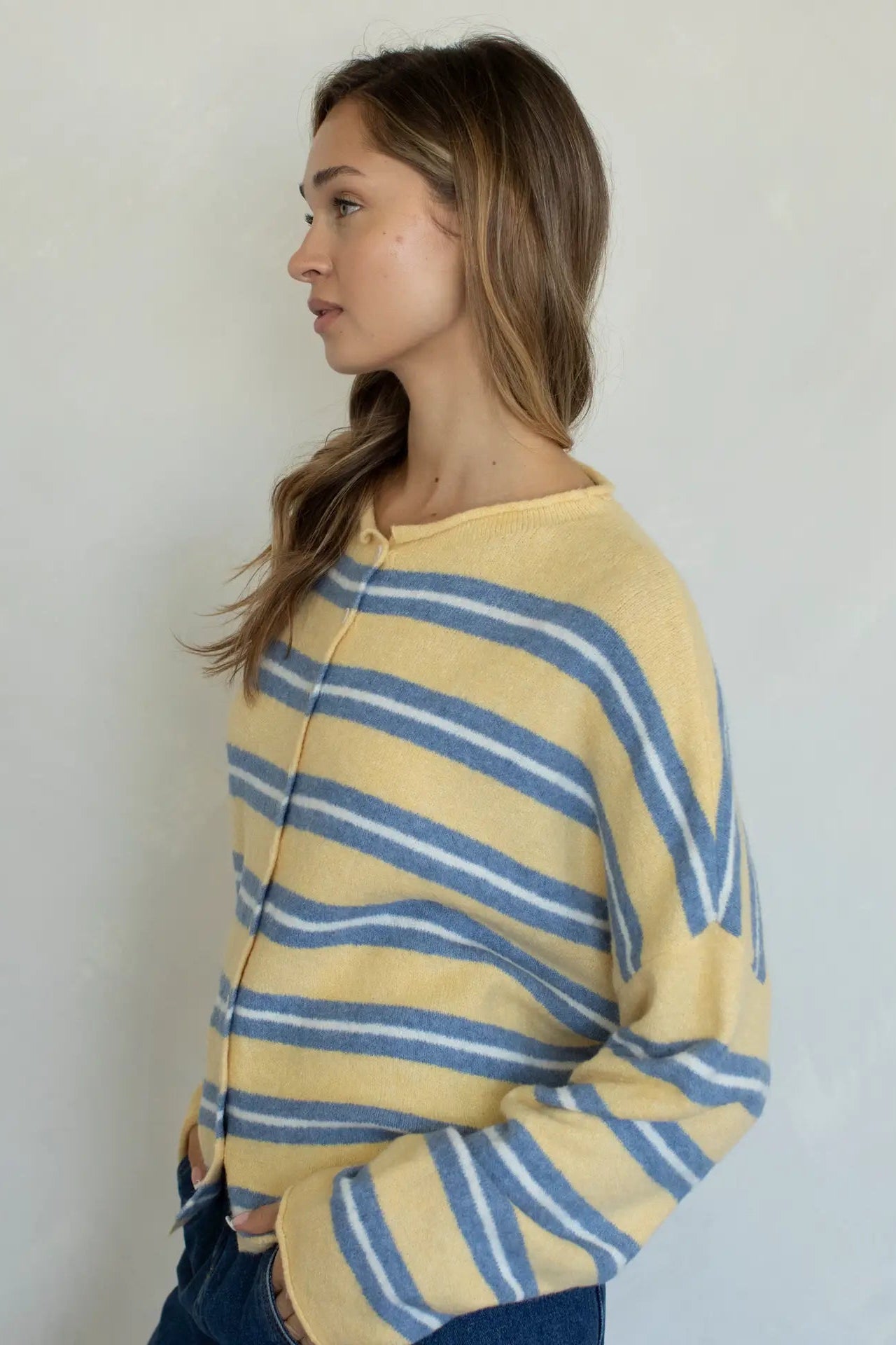Piper Varsity Stripe Cardigan