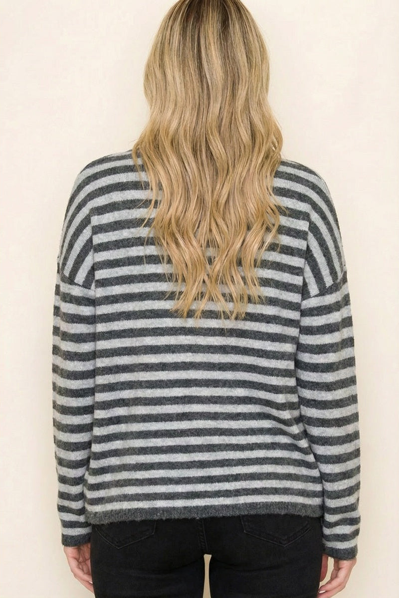 The Bedford Stripe Cardigan