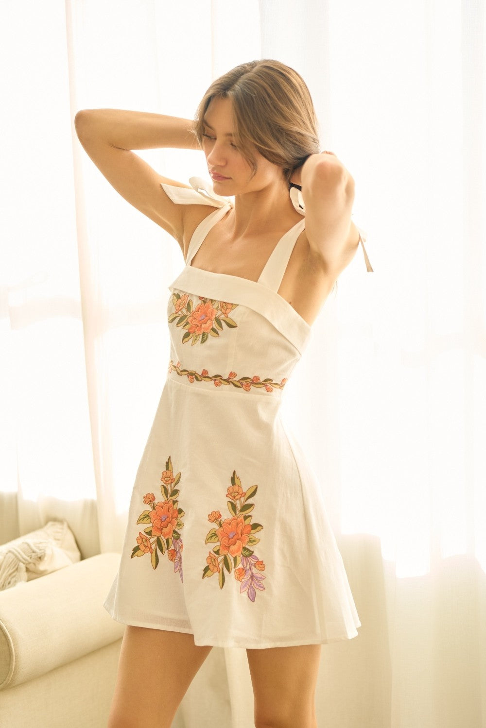 Runaway Florals Mini Dress
