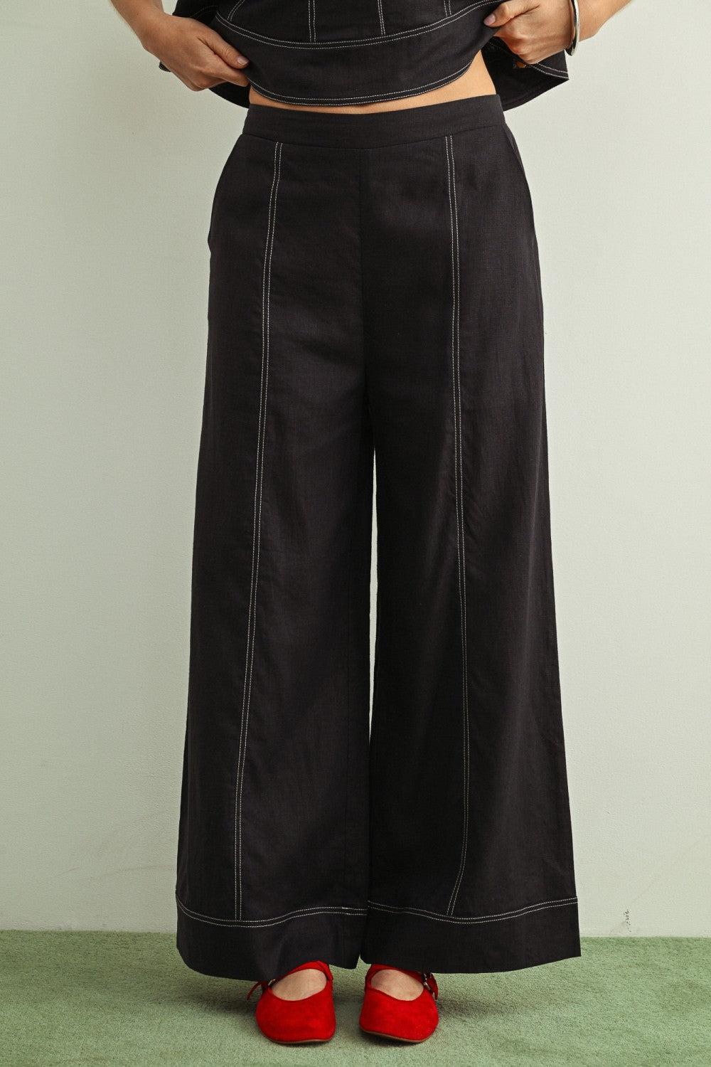 The Drift Linen Wide Leg Pants