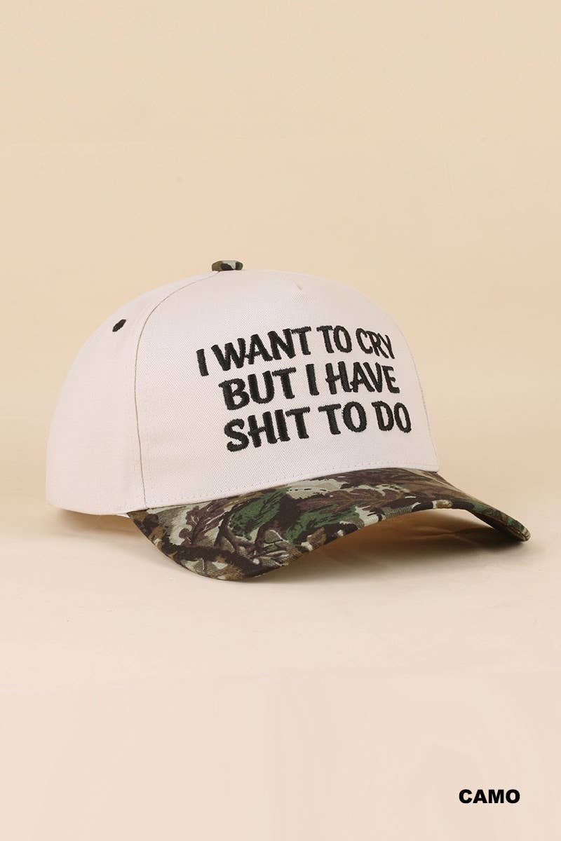 I Want To Die But… Snapback