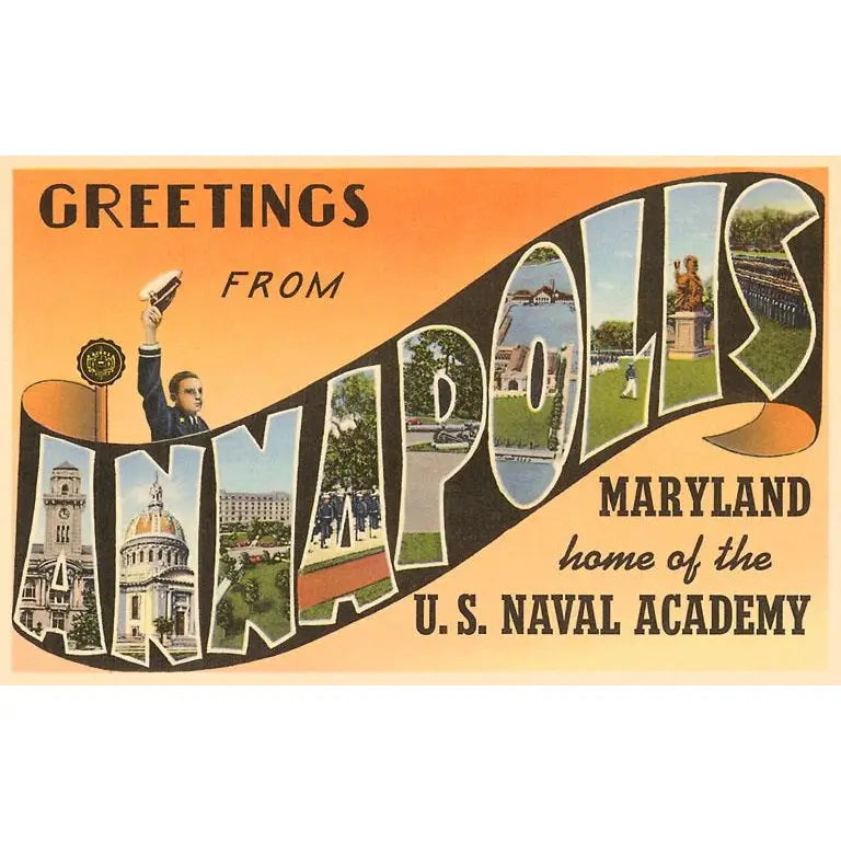 Greetings from Annapolis Greeting Card