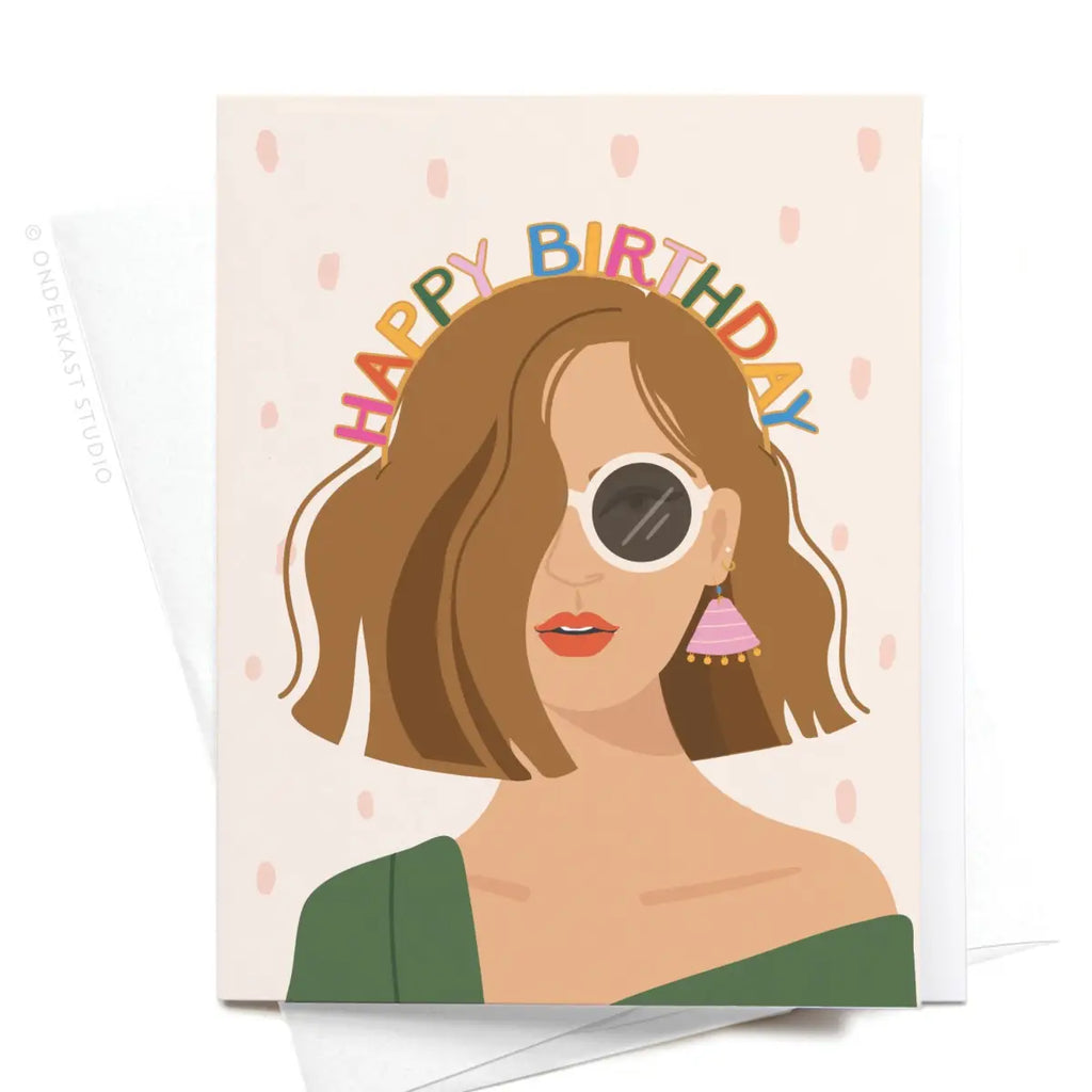 Headband Birthday Card