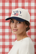 Navy Americana Snapback