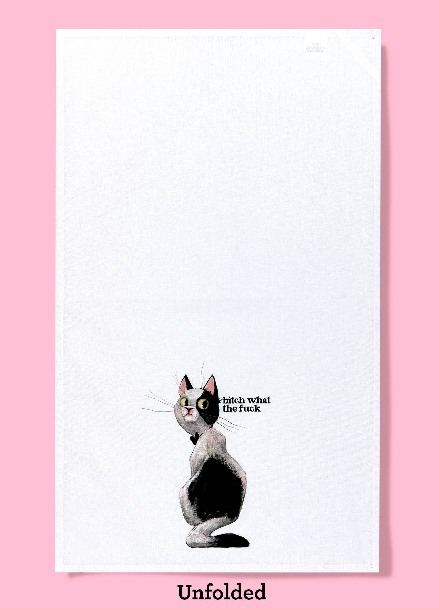 Bitch What the Fuck Tea Towel