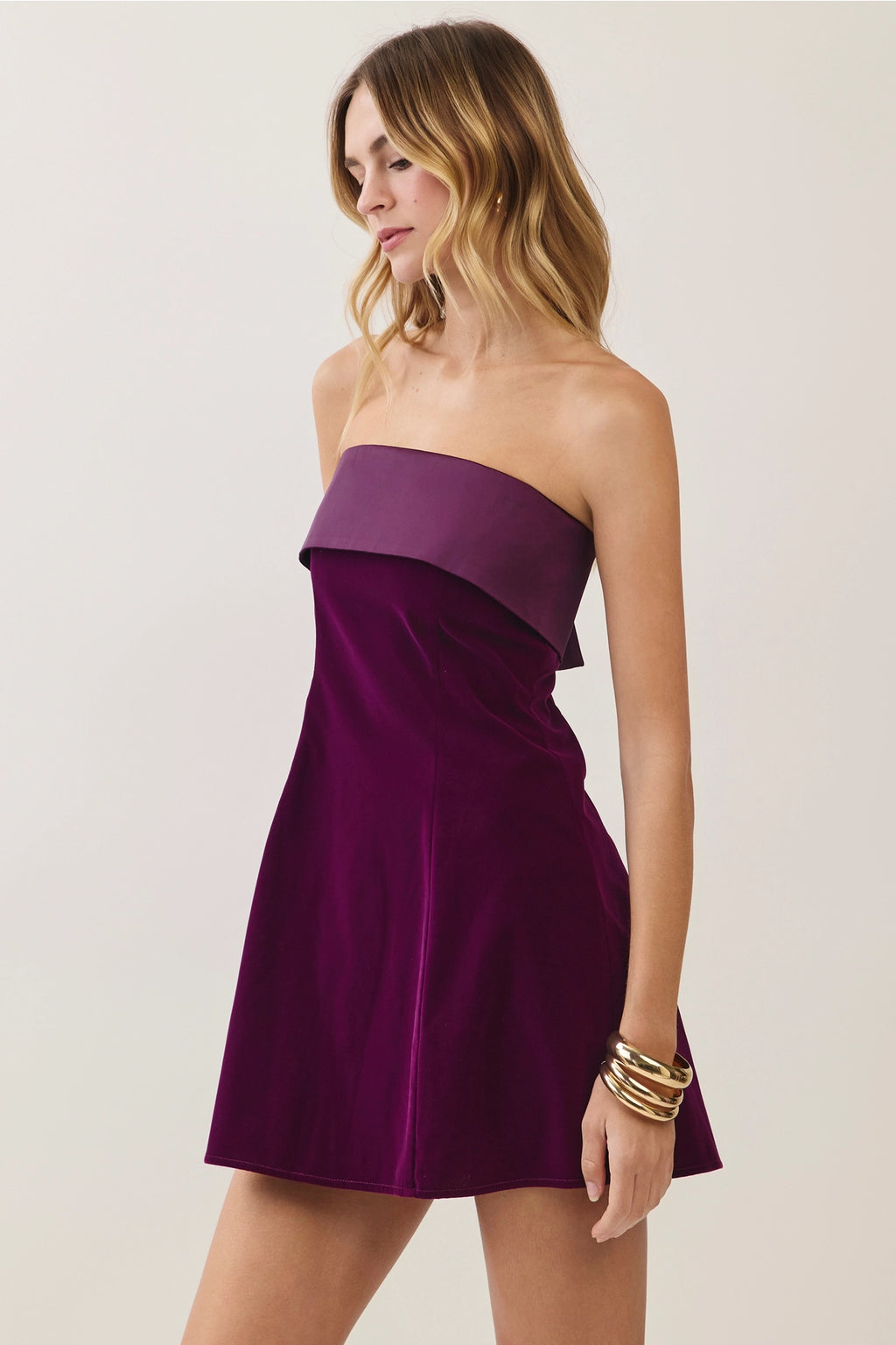 The Velvet Affair Mini Dress