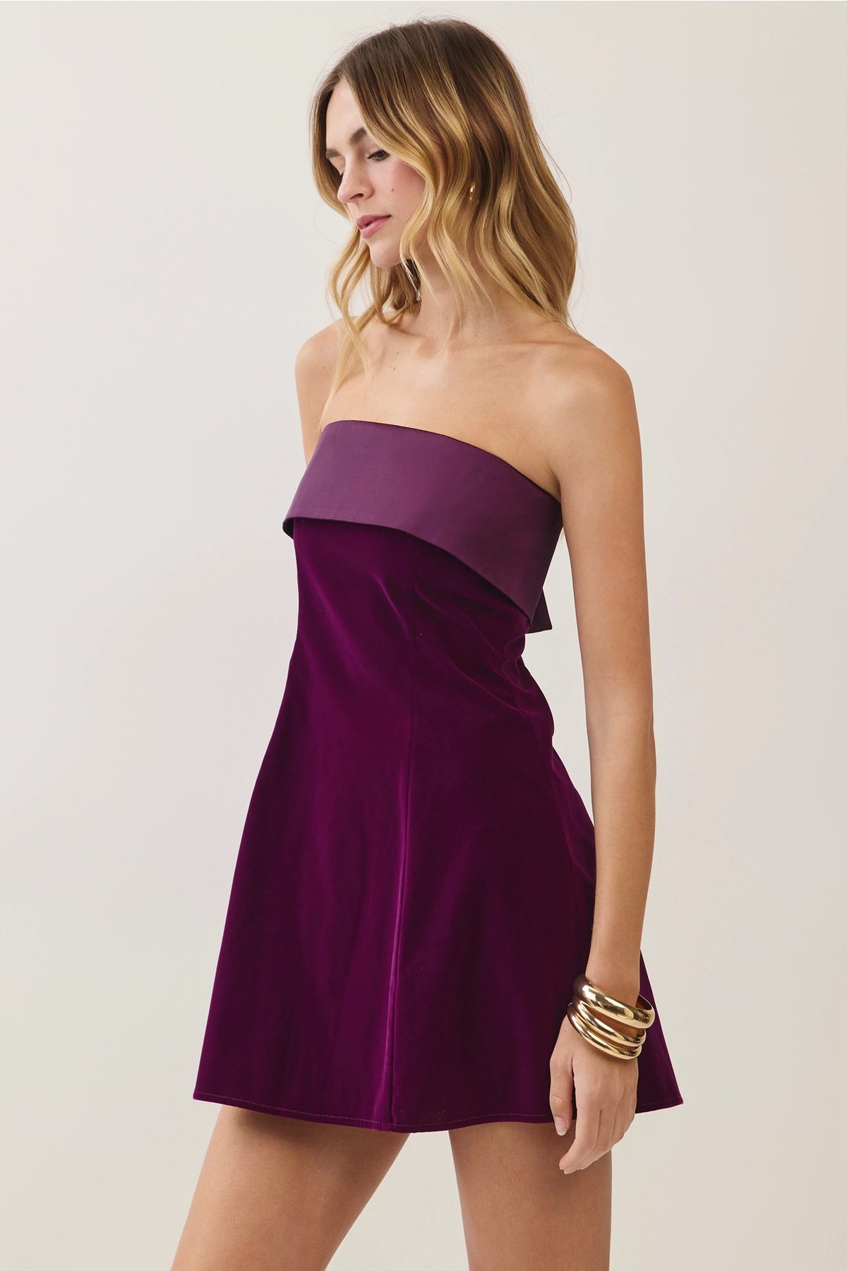 The Velvet Affair Mini Dress