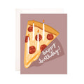 Birthday Pizza Birthday Card