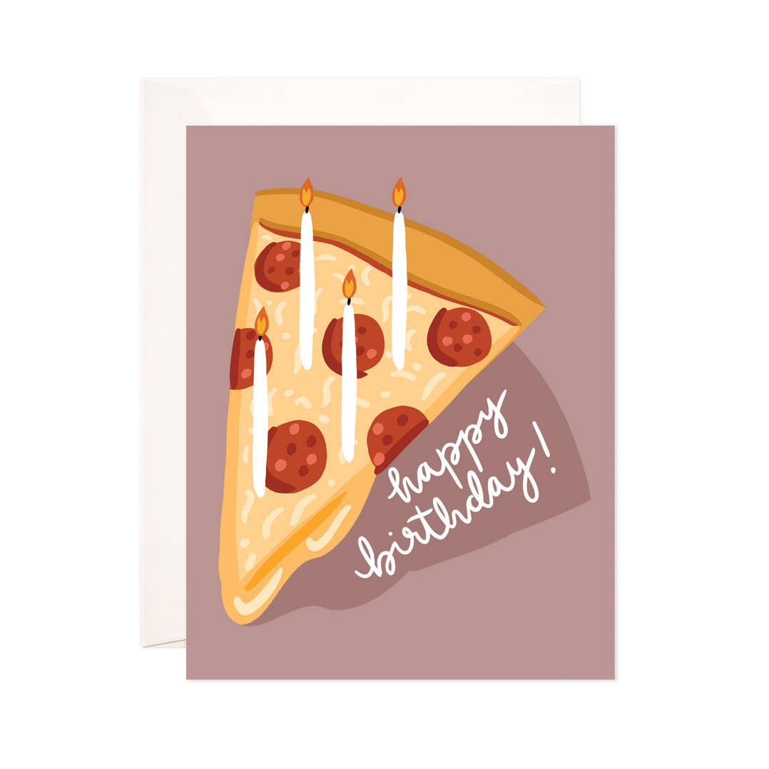 Birthday Pizza Birthday Card