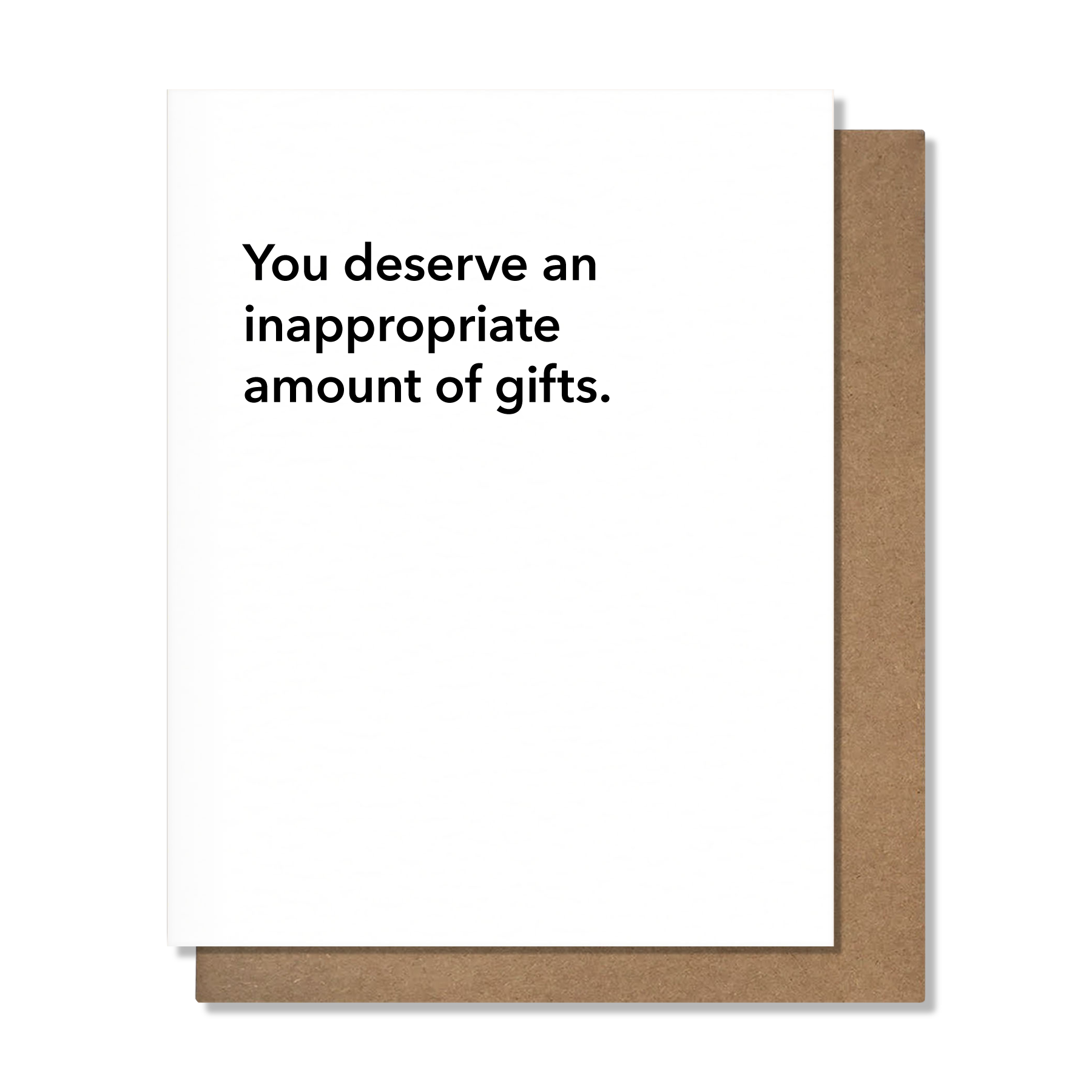 Inappropriate Gifts Birthday Card