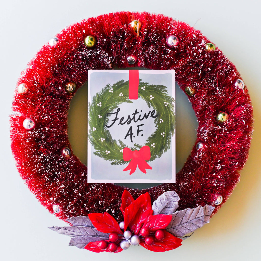Festive A.F. Christmas Card