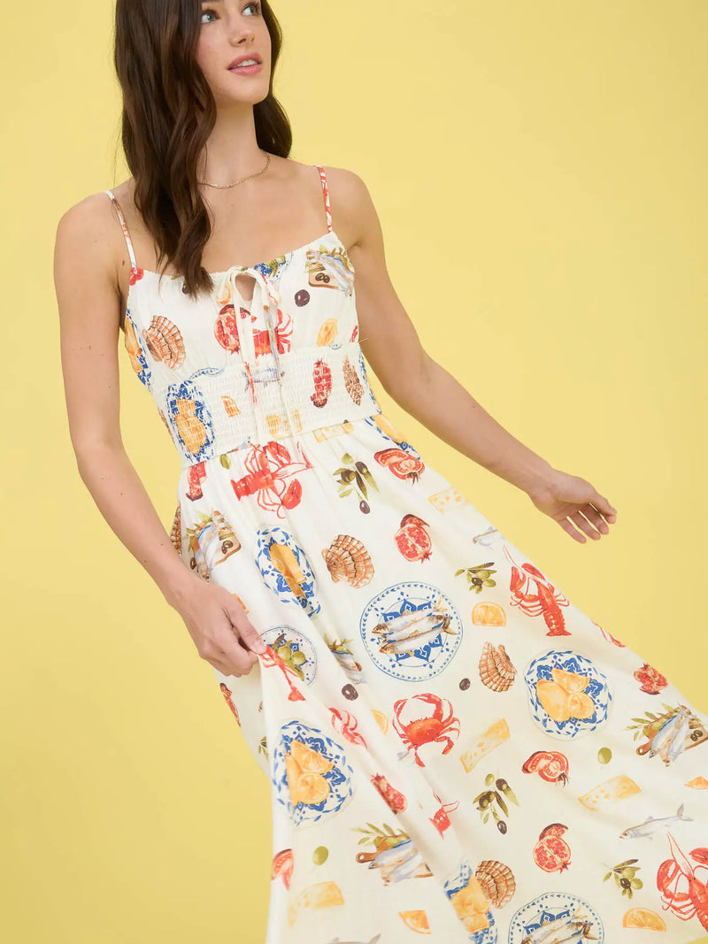 The Seaside Soirée Midi Dress