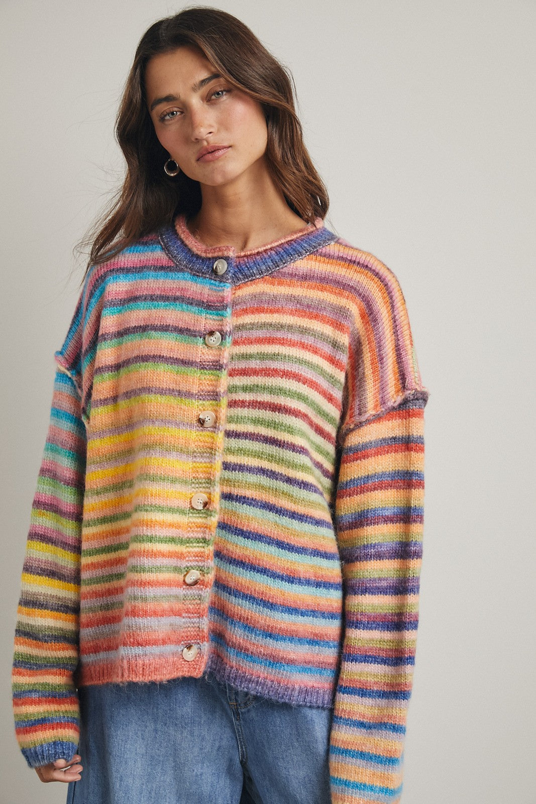 The Rainbow Row Cardigan