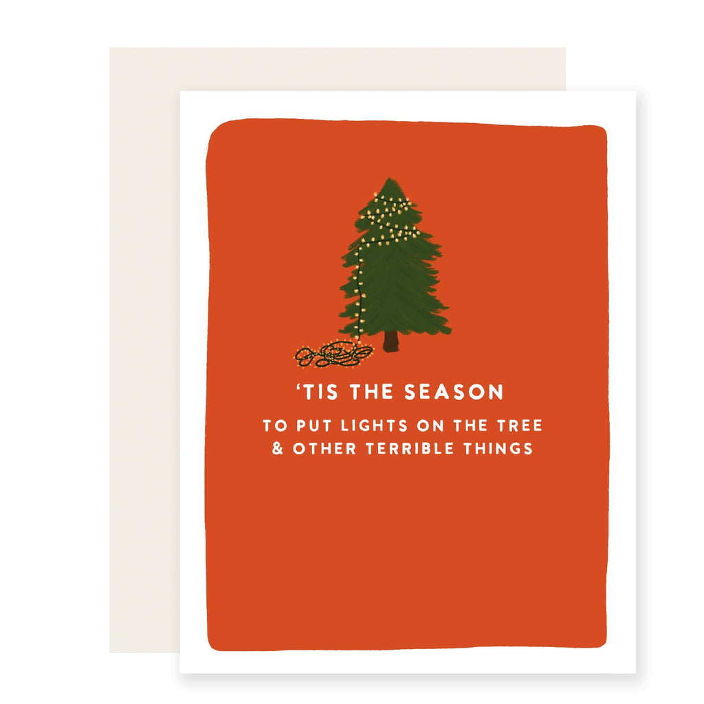 Lights on the Tree Card