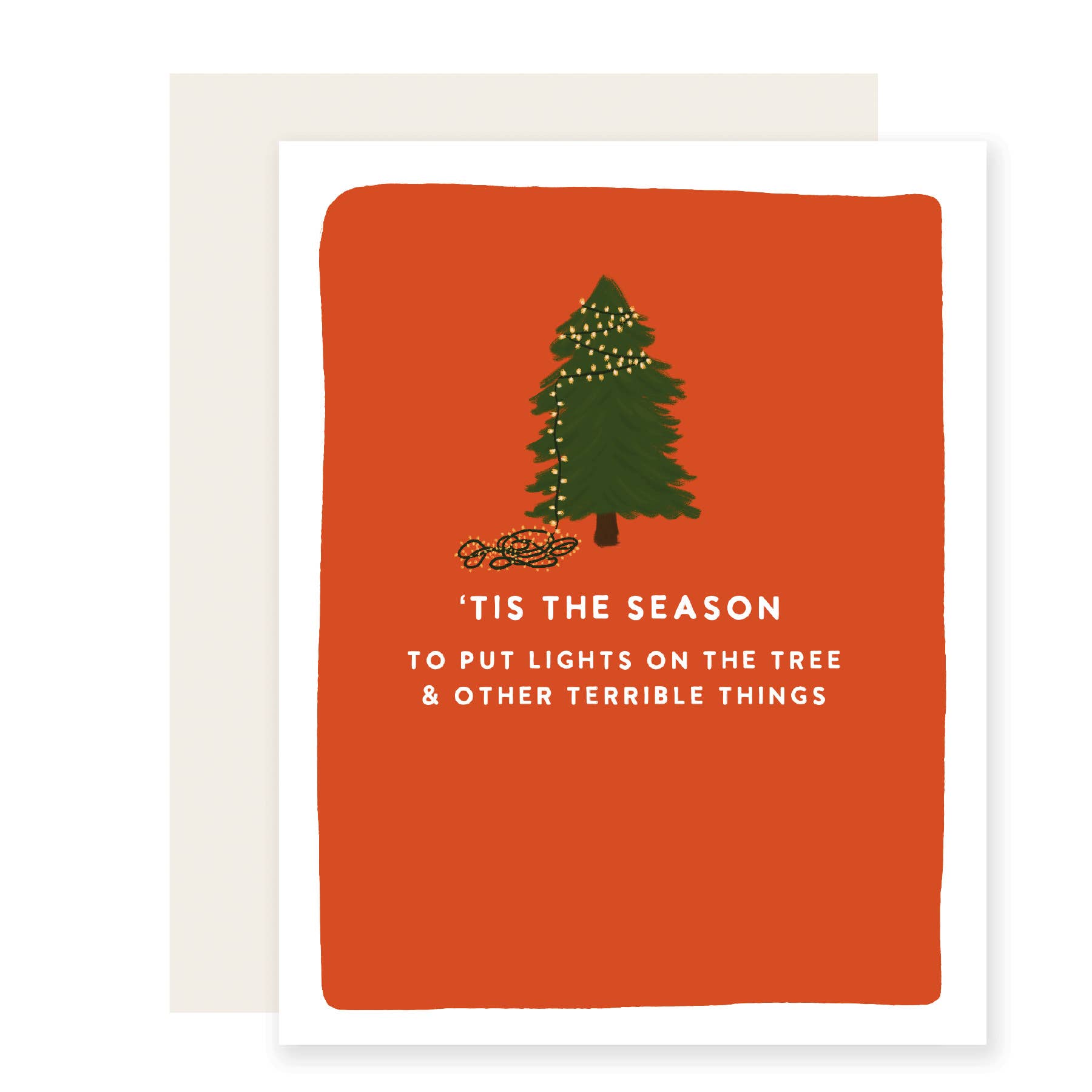 Lights on the Tree Card