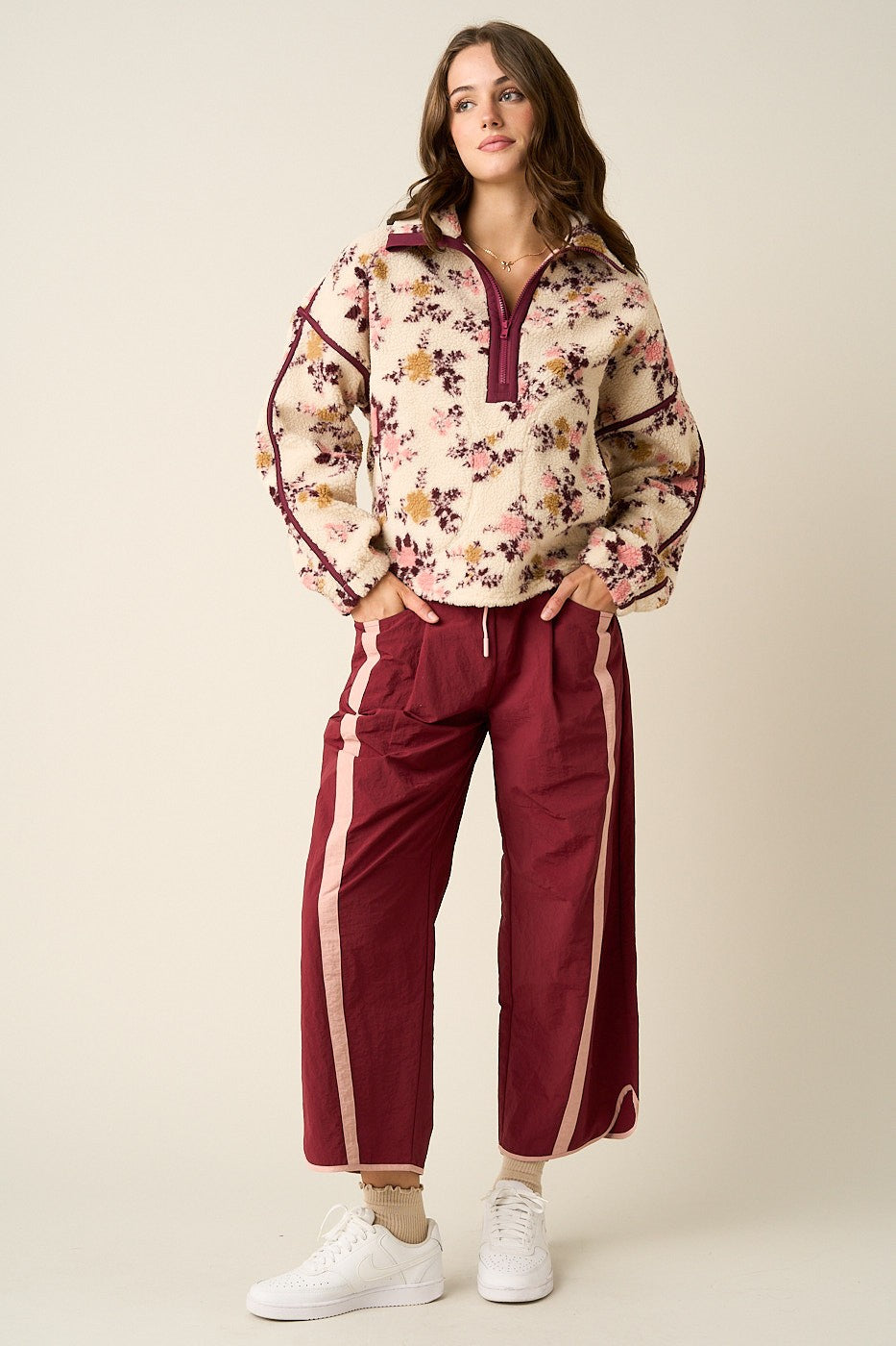 Sporty Stripe Barrel Pants