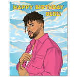 Bad Bunny Happy Birthday Bebe Card