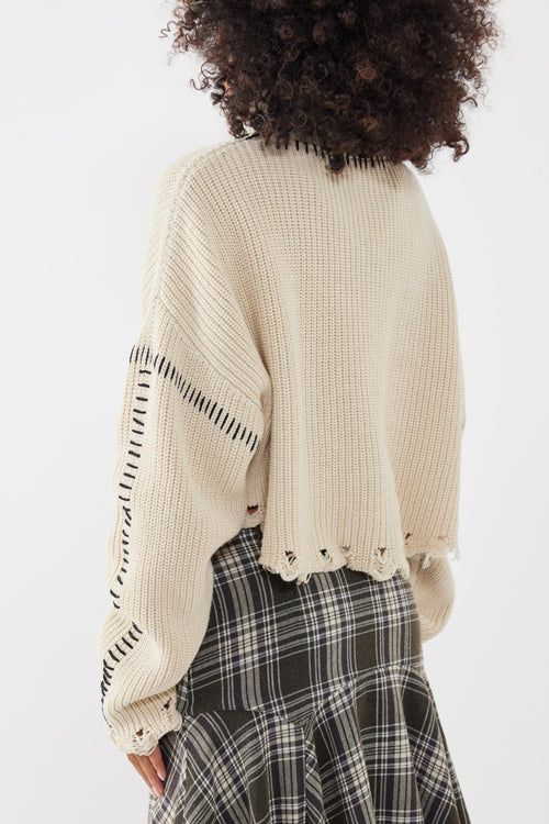 BDG Cropped Stitch Jumper