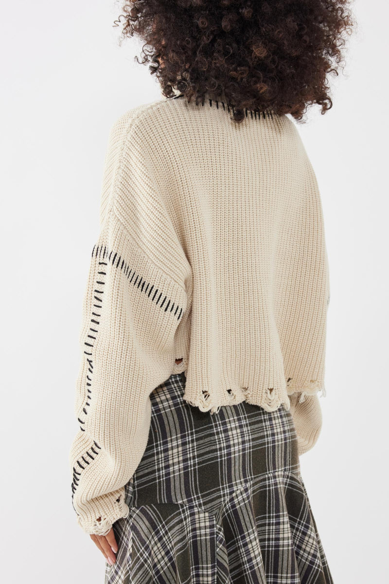 BDG Cropped Stitch Jumper