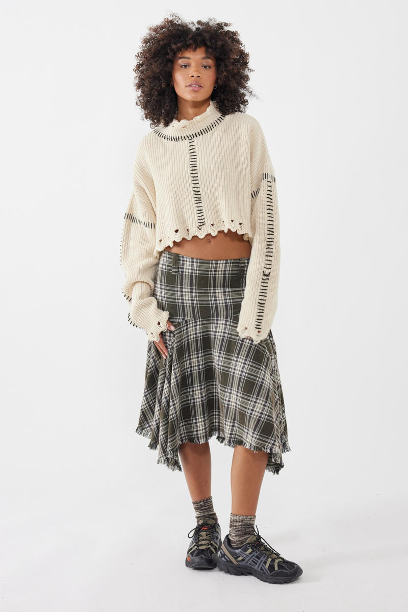 BDG Cropped Stitch Jumper