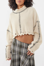 BDG Cropped Stitch Jumper