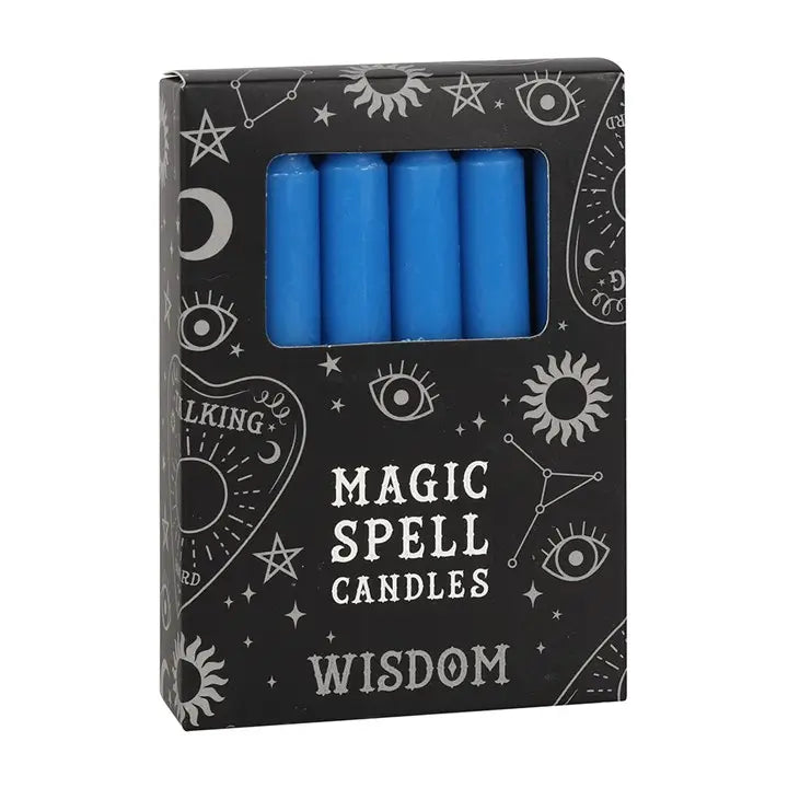 Blue Wisdom Spell Candles