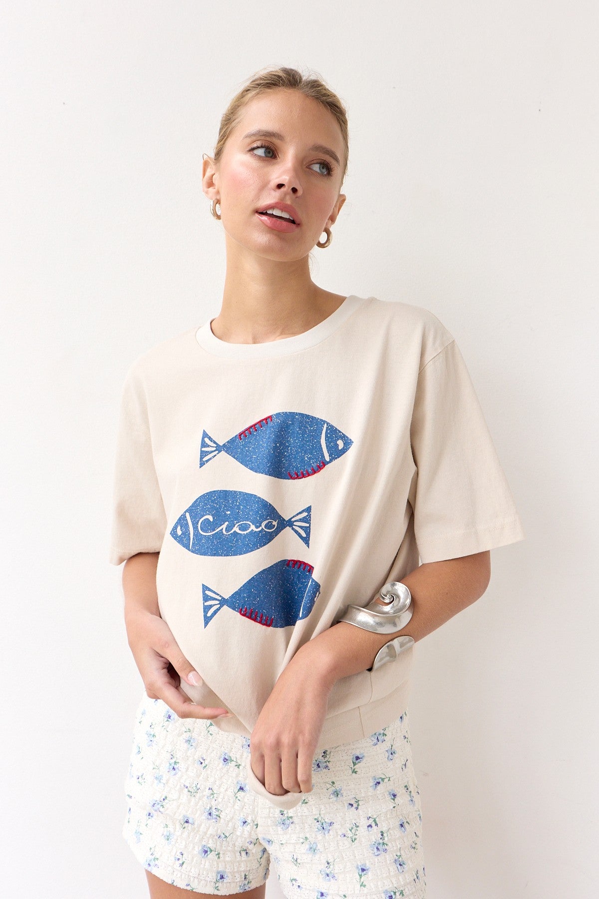 Catch of the Day Stitch Tee