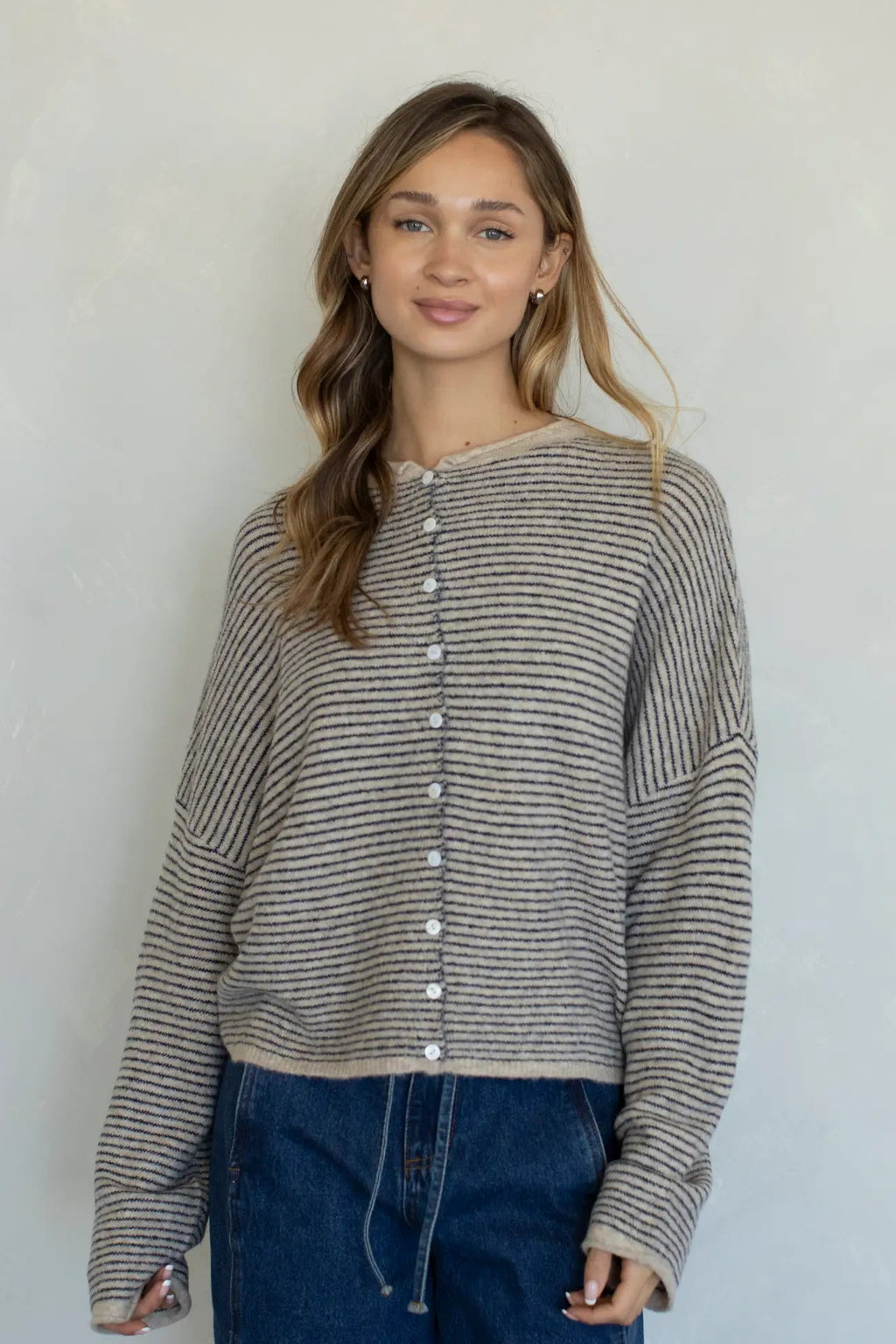 Piper Pin Striped Cardigan