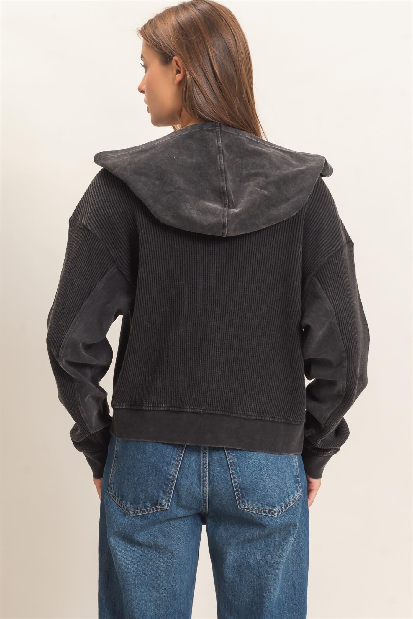 Cozy Core Waffle Hoodie