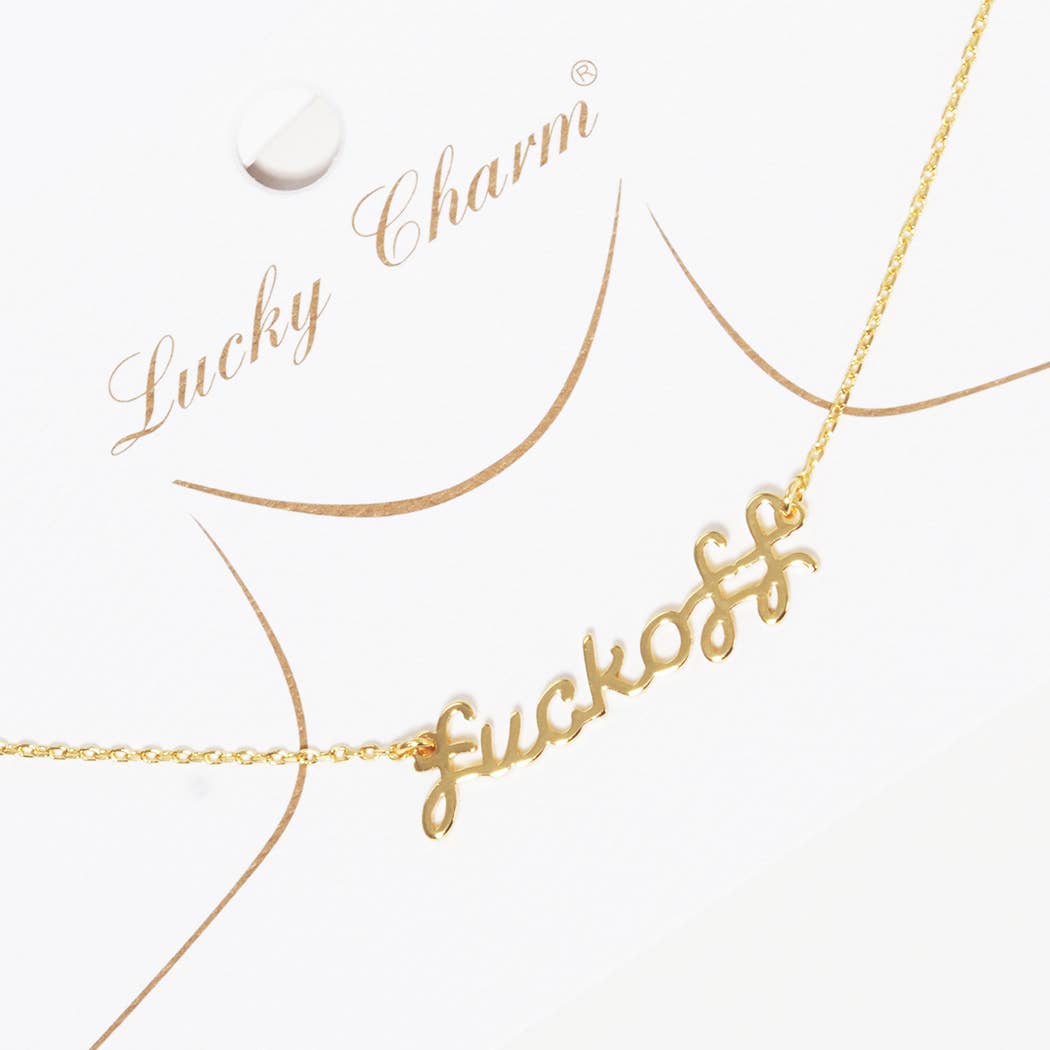Script Fuck Off Necklaces