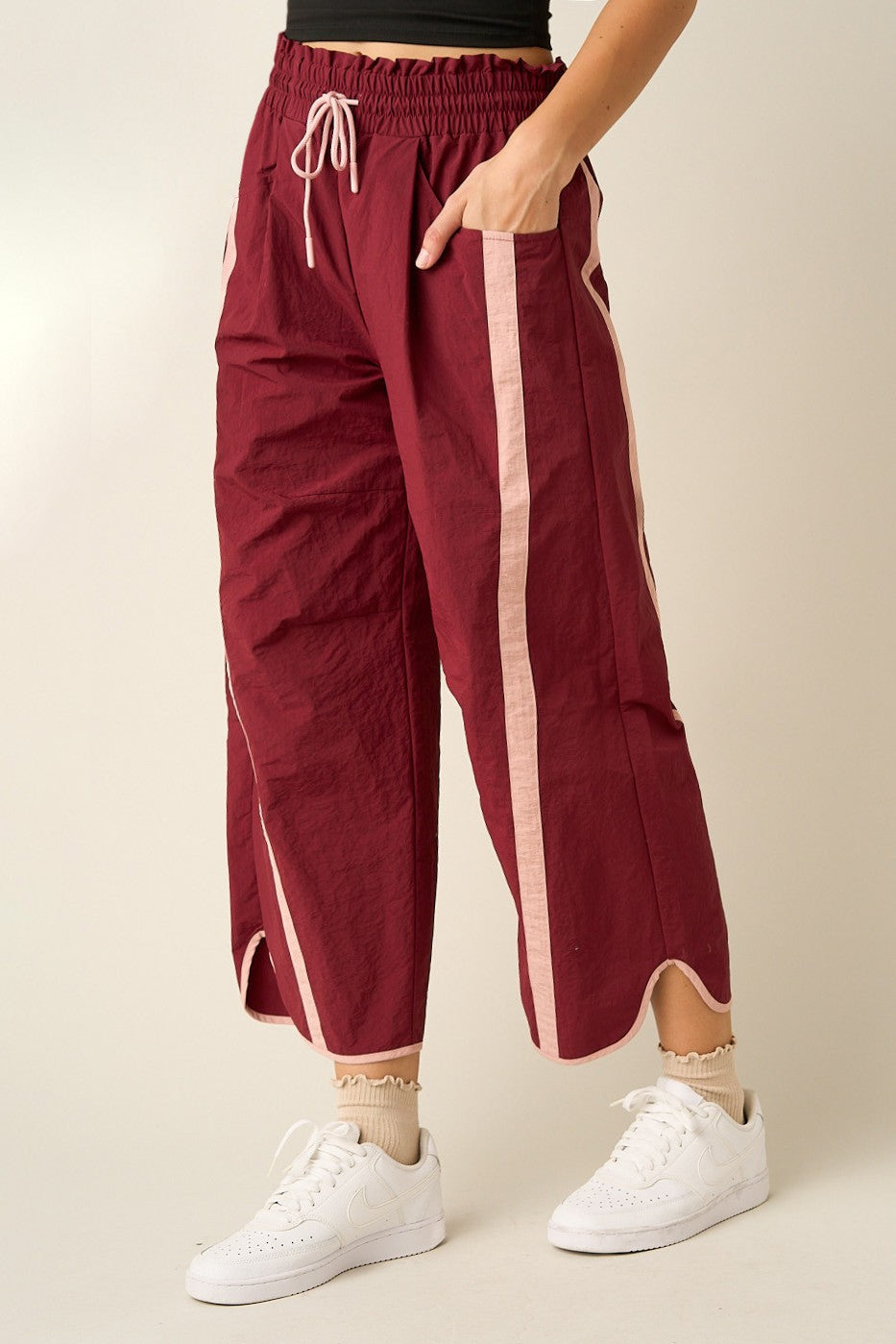 Sporty Stripe Barrel Pants