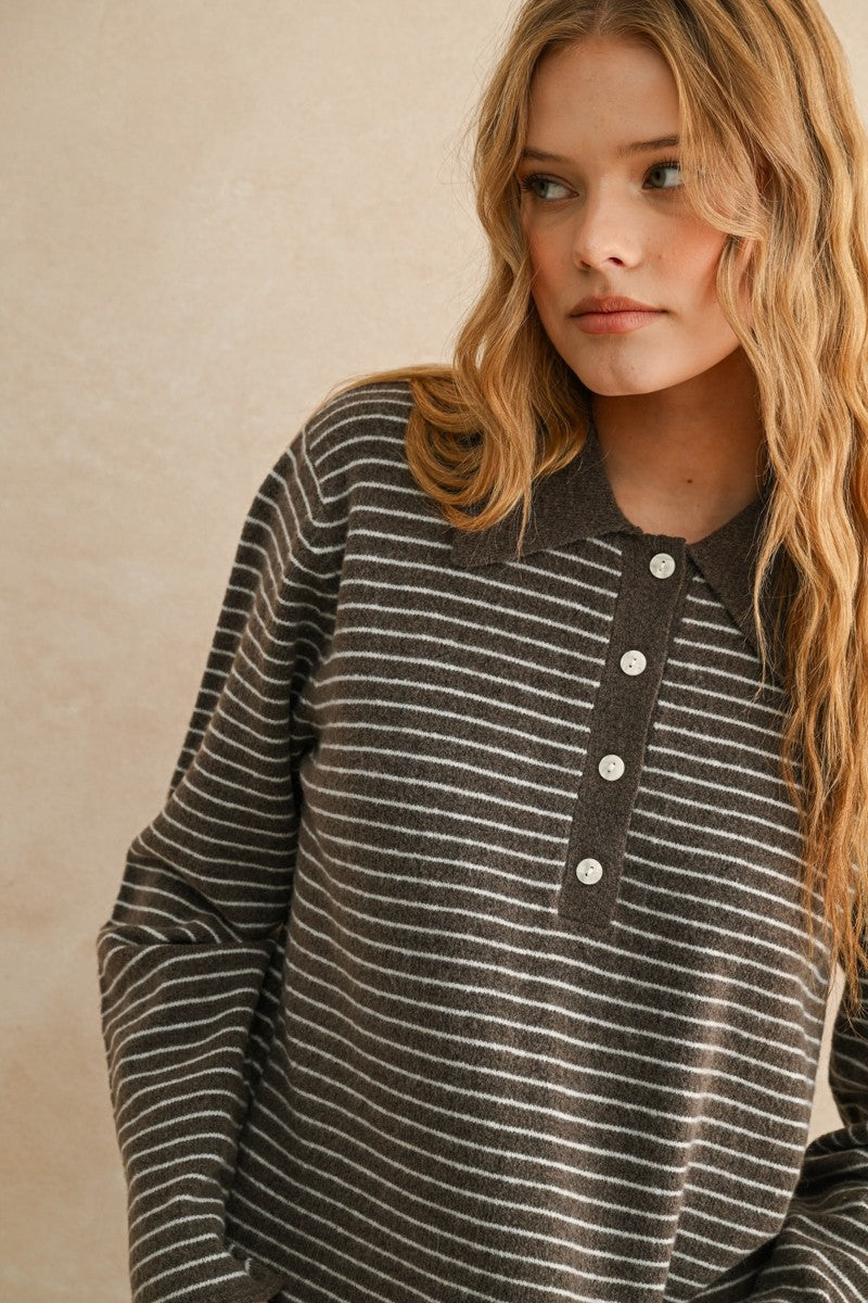The Guilford Stripe Knitted Top