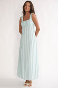 The Newport Stripe Maxi Dress