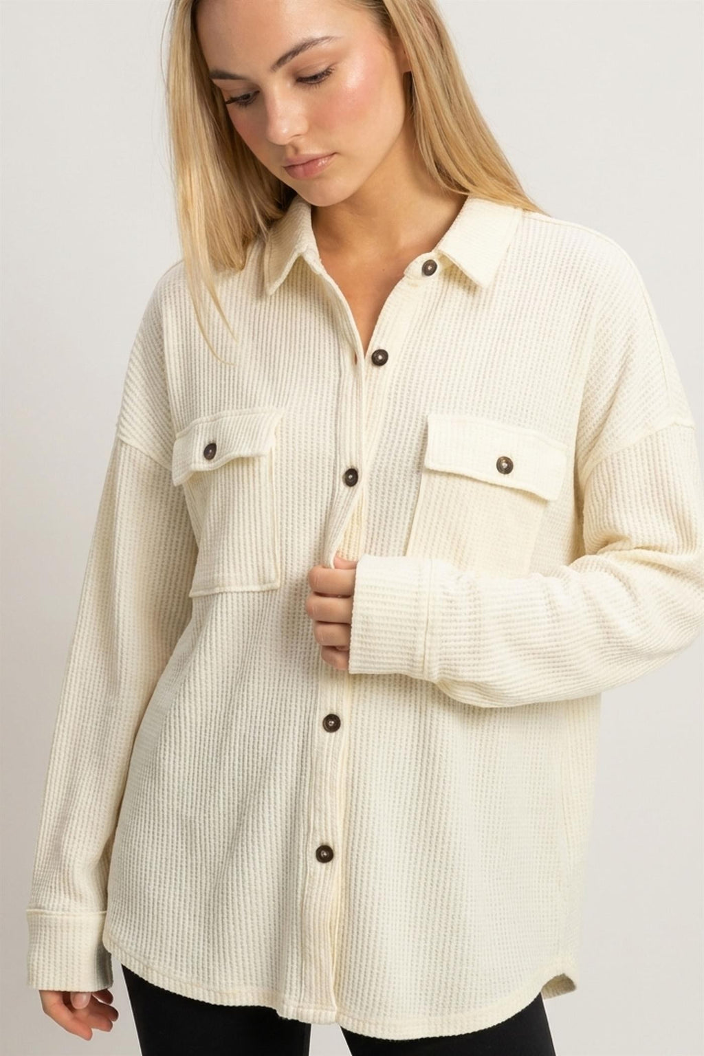 The Mesa Waffle Shacket