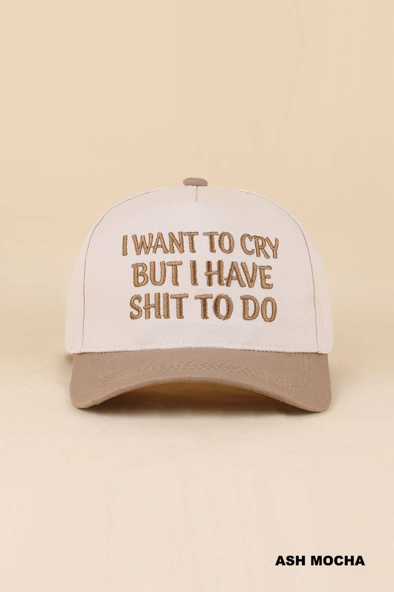 I Want To Die But… Snapback