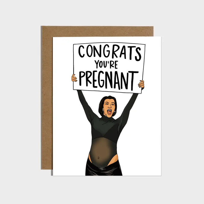 Congrats You’re Pregnant Kourtney Card