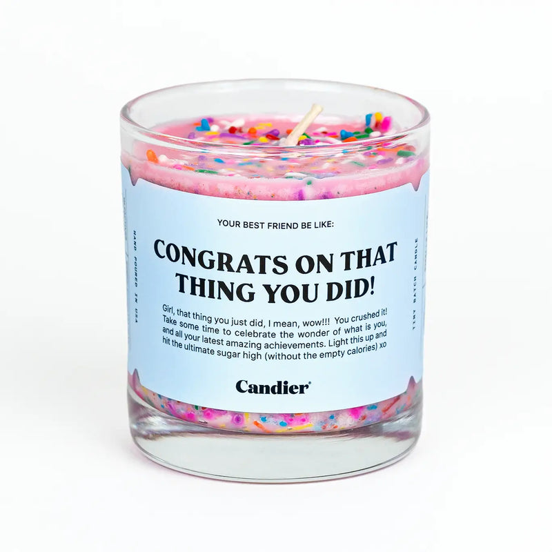 Congrats On That Thing Candle