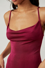 Free People Cowls In The Club Bodysuit